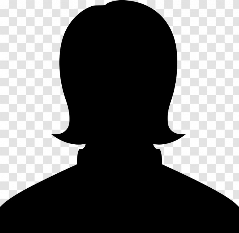 Silhouette Female Person - Neck Face - Women Avatar Transparent PNG