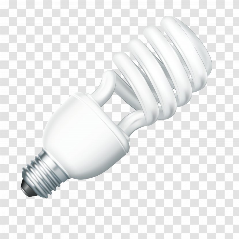 Incandescent Light Bulb Lamp Electric - Energy Conservation - White Transparent PNG