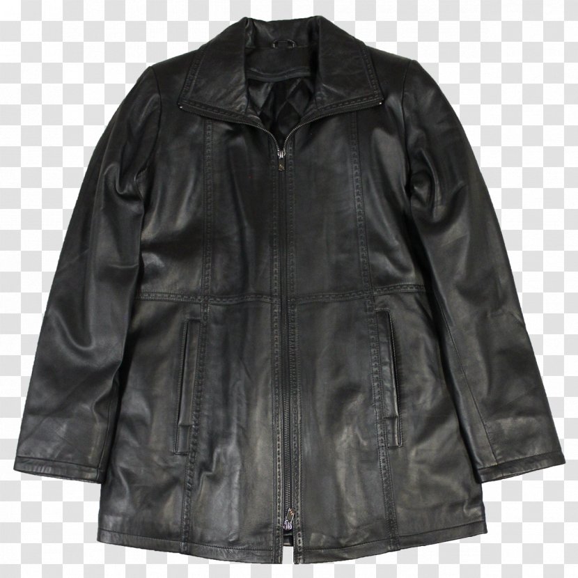 Leather Jacket Coat Flight - Boutique Of Leathers - Fur Transparent PNG