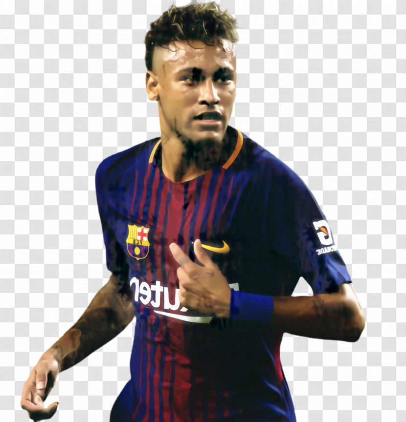 Messi Cartoon - Neymar - Gesture Jersey Transparent PNG