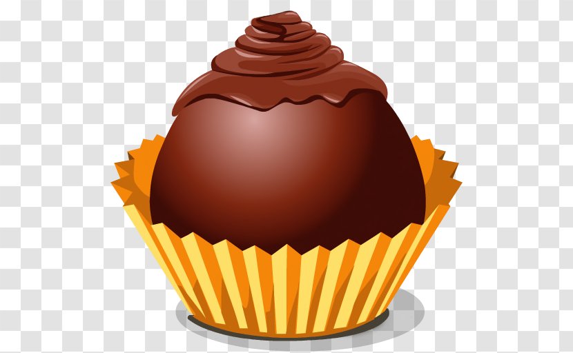 Cupcake Chocolate Balls Truffle American Muffins - Icing - Chocolatier Pennant Transparent PNG