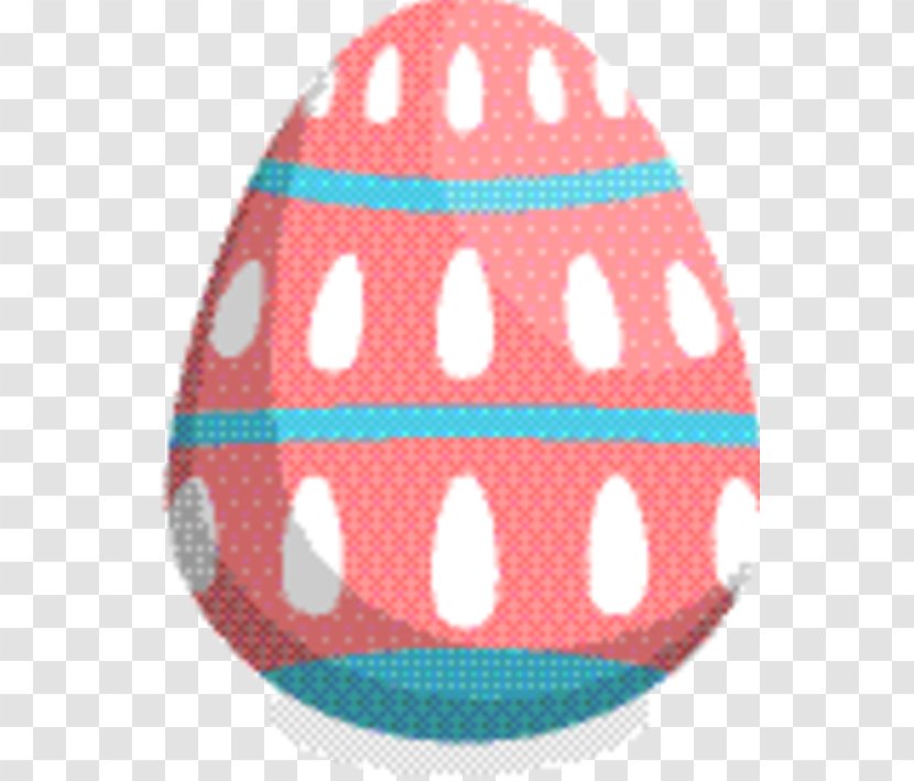 Easter Egg Background - Teal - Pink Transparent PNG