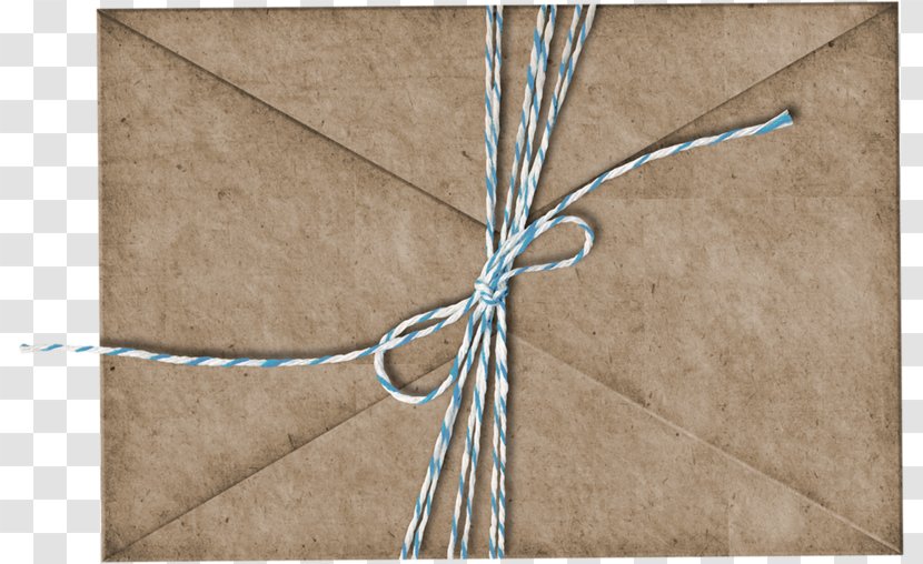 Rope Envelope Picture Frame Sky Blue Clip Art - Hardware Accessory Transparent PNG