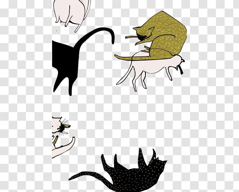 Cat Cuteness Moe Illustrator Illustration - Creative Graphics Transparent PNG