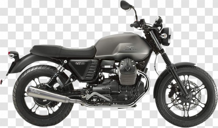 Exhaust System Moto Guzzi V7 Classic Motorcycle Stone - Harleydavidson Transparent PNG
