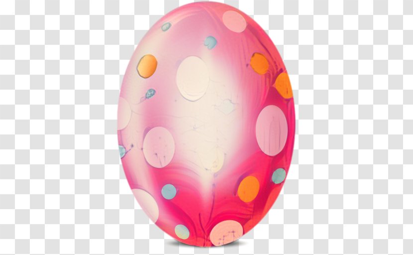 Pink M Balloon - Polka Dot Transparent PNG