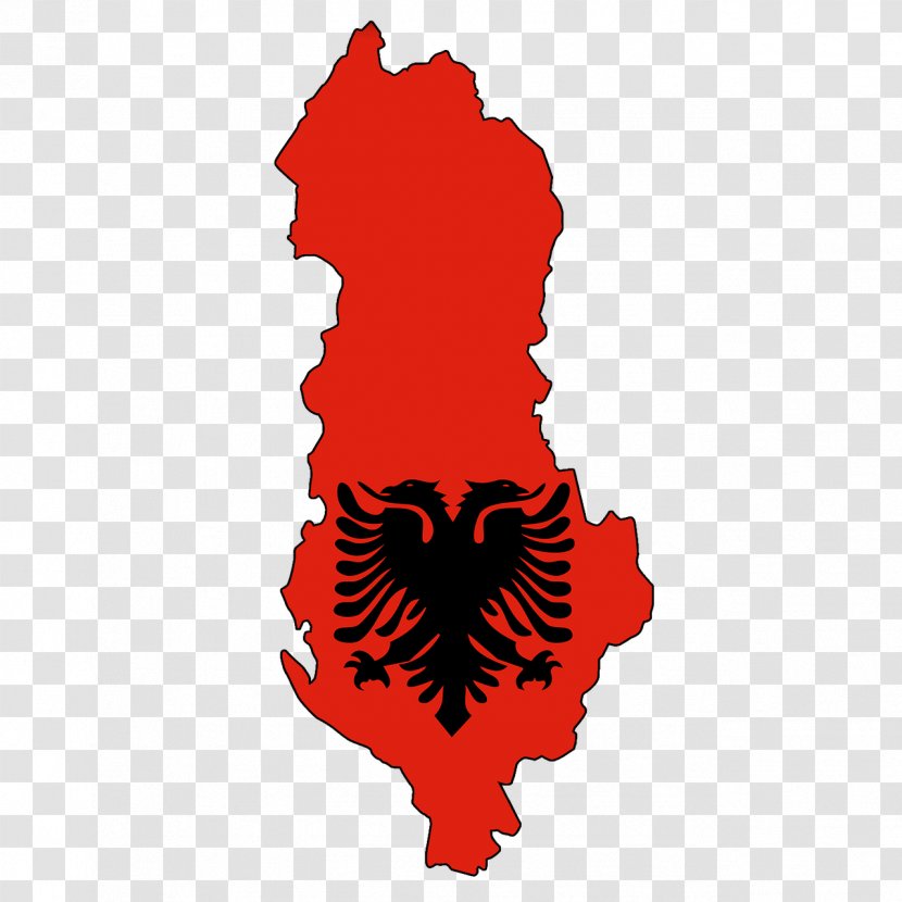 Flag Of Albania Map Stock Photography Transparent PNG