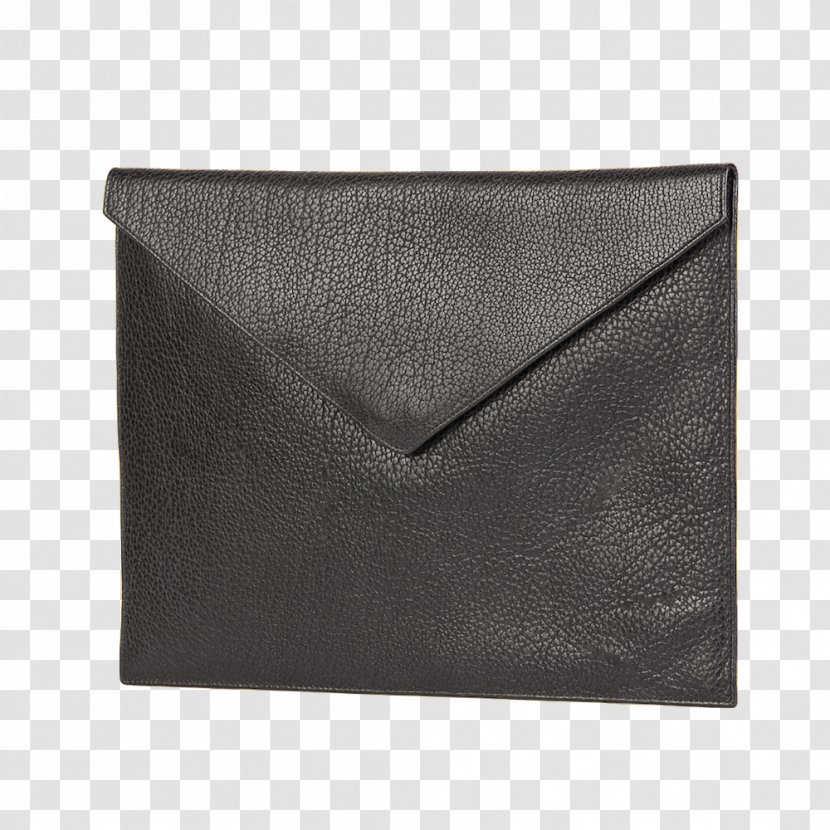 Handbag Leather Wallet Rectangle Black M Transparent PNG