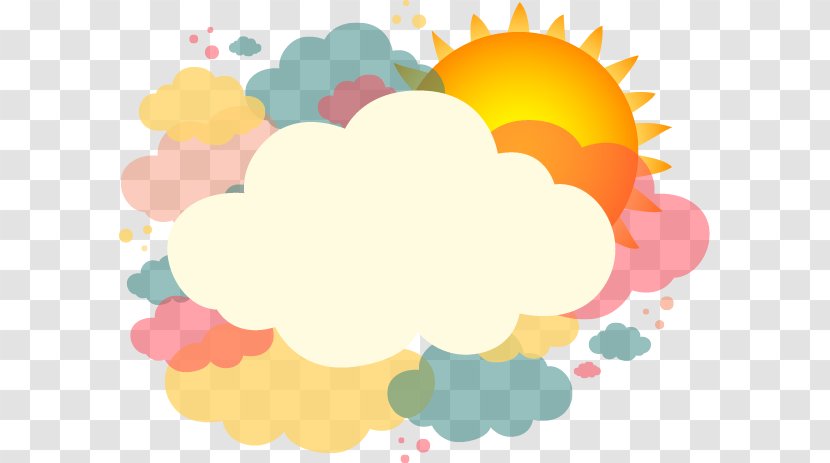 Illustration - Petal - Sun Behind The Clouds Transparent PNG