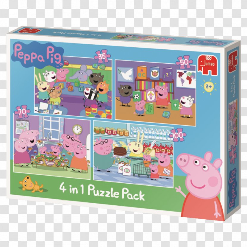 Jigsaw Puzzles Educational Toys Playset - PEPPA PIG Transparent PNG