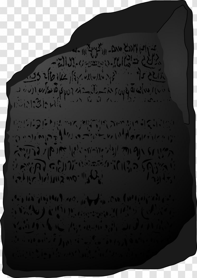 Rosetta Stone Translation Language Clip Art - Black - Guardrail Transparent PNG