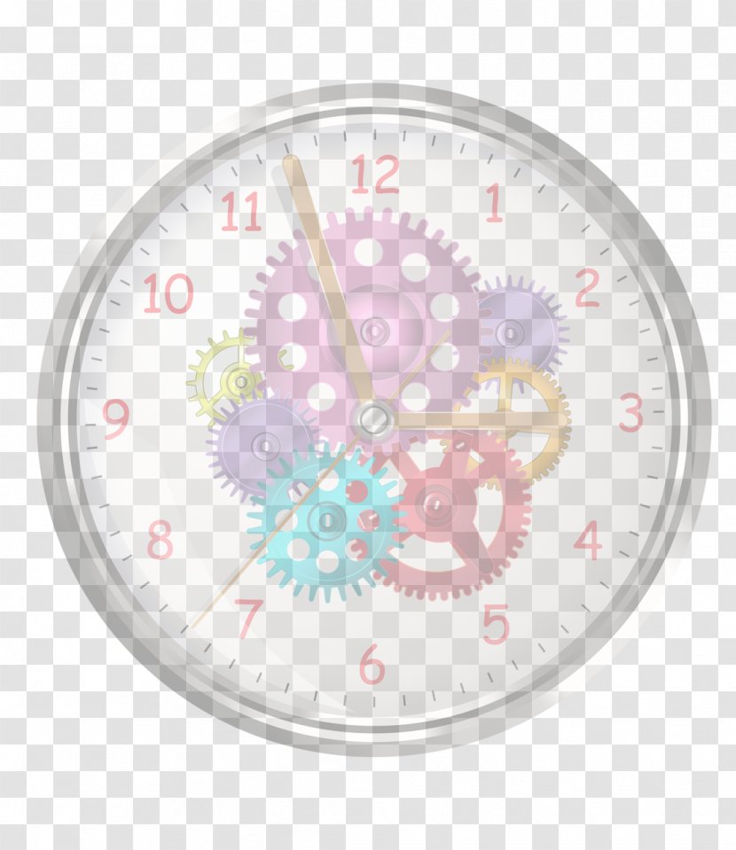Clock Euclidean Vector - Pink - Decorative Transparent PNG