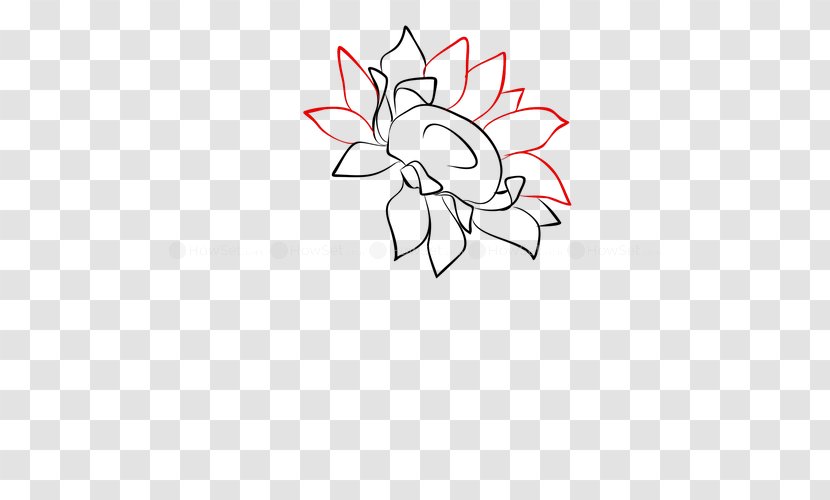 Floral Design /m/02csf Drawing Line Art Petal - Plant Stem - Sunflower Draw Transparent PNG