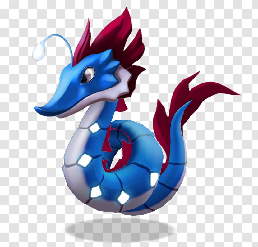 Dragon Mania Legends Seahorse Cobalt Blue - Caballito De Mar Transparent PNG