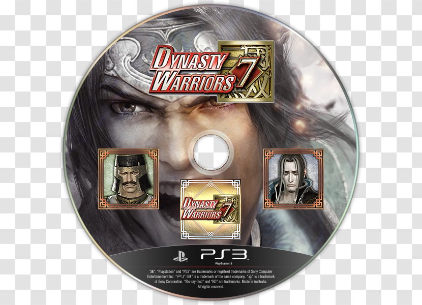 Dynasty Warriors 7 PlayStation 3 Koei Tecmo Games DVD - Inferno Cop Transparent PNG