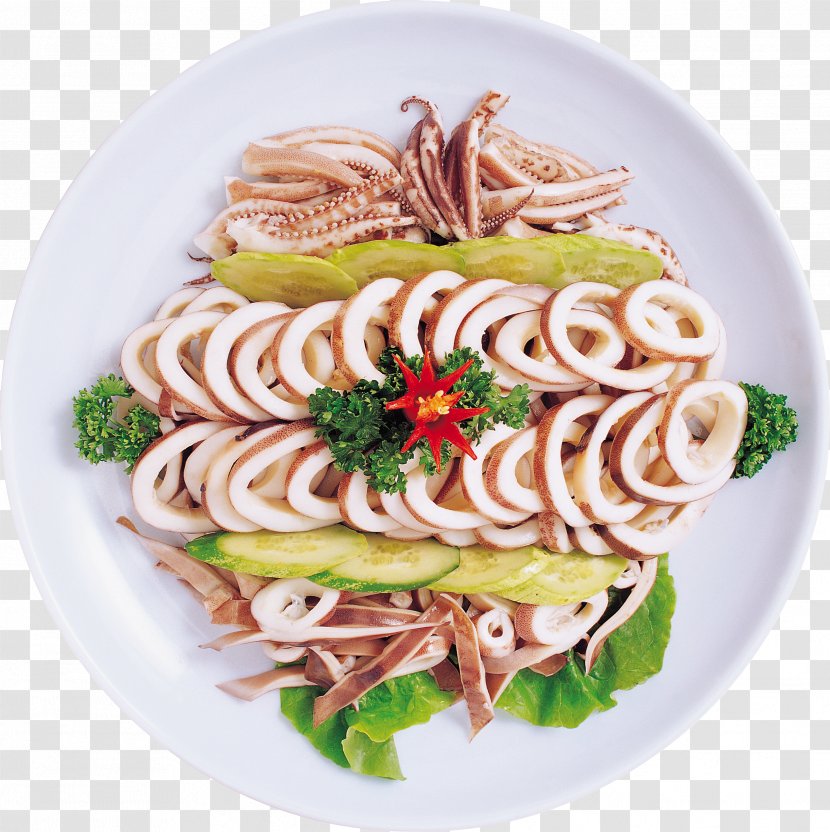 Squid As Food Caridea Unagi Salad - Crab Meat Transparent PNG