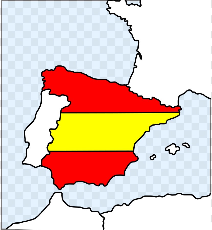 Flag Of Spain Clip Art - Free Content - Peninsula Cliparts Transparent PNG