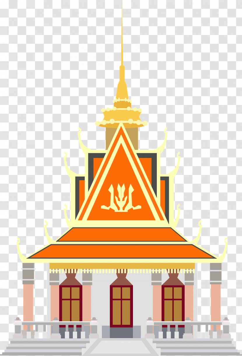Silver Pagoda, Phnom Penh North Temple Pagoda Clip Art Japanese - Architecture Transparent PNG