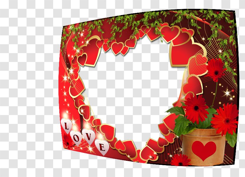Picture Frames Image Photograph Desktop Wallpaper Love - Floral Design - Template Clipart Transparent PNG
