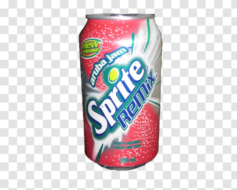 Fizzy Drinks Aluminum Can Strawberry Sprite Remix Transparent PNG