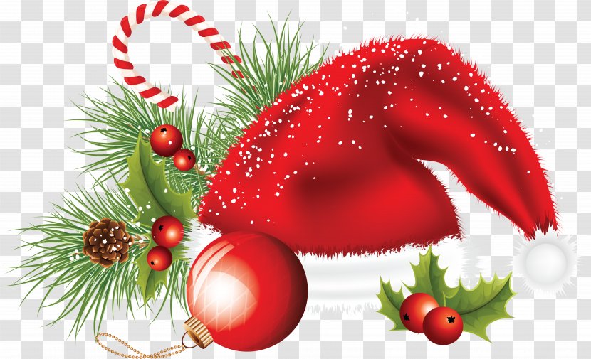 Santa Claus Borders And Frames Christmas Day Ornament Clip Art - Wreath Transparent PNG