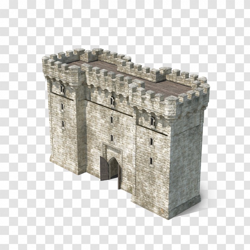 Gatehouse Castle - Wall - Gate And Door Open Transparent PNG
