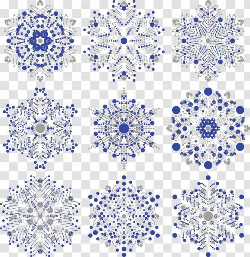 Snowflake - Textile Transparent PNG
