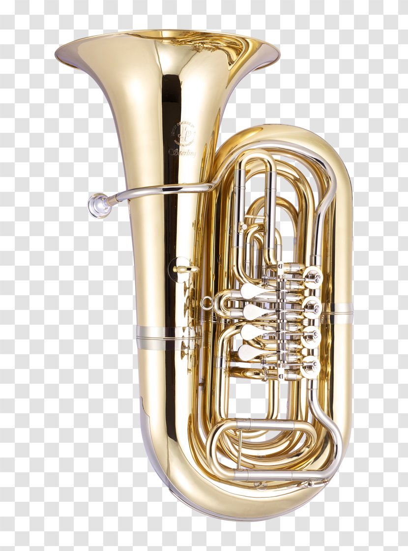 Tuba Rotary Valve Brass Instruments Musical Piston - Cartoon Transparent PNG