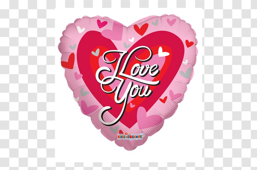 Mylar Balloon Clip Art Heart Valentine's Day Transparent PNG