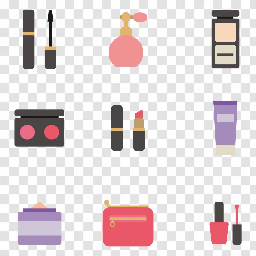 Cosmetics Make-up Lipstick Icon - Beauty Parlour - Makeup Icons Vector Pack Transparent PNG