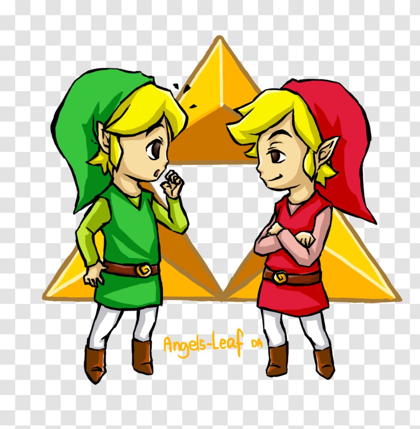 The Legend Of Zelda: Four Swords Adventures A Link To Past And Minish Cap - Art - Leaves Wind Transparent PNG