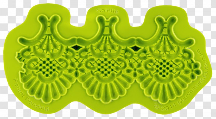 Molding Silicone Leaf Mold - Yellow - Lace Fabric Transparent PNG