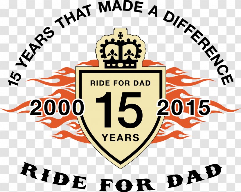 Big White The Motorcycle Ride For Dad Father April Shower Organization - Harleydavidson - Logo Transparent PNG
