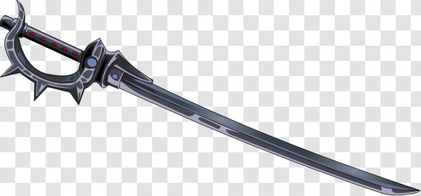 Sword Katana Weapon Knife Samurai - Black Transparent PNG