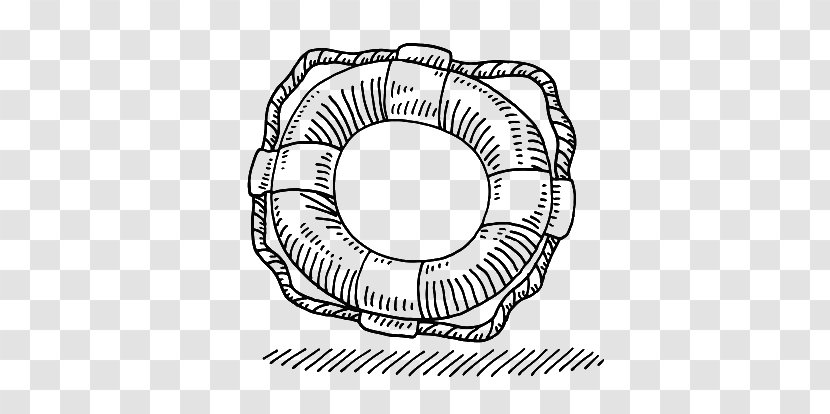 Drawing Lifebuoy - Rescue Buoy Transparent PNG
