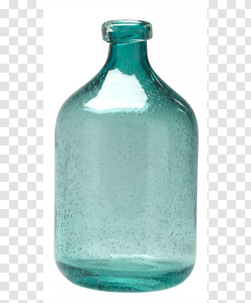 Vase Glass Bottle Blue Green - Drinkware Transparent PNG