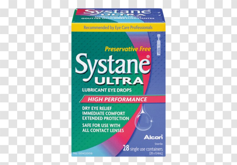 Eye Drops & Lubricants Systane Ultra Lubricating - Milliliter Transparent PNG