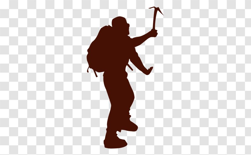 Climbing Silhouette Mountaineering - Human Behavior Transparent PNG