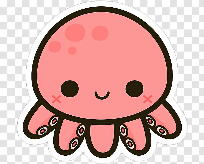 Octopus Cuteness Drawing Squid Kawaii - Animal - Oswald The Lucky Rabbit Transparent Transparent PNG