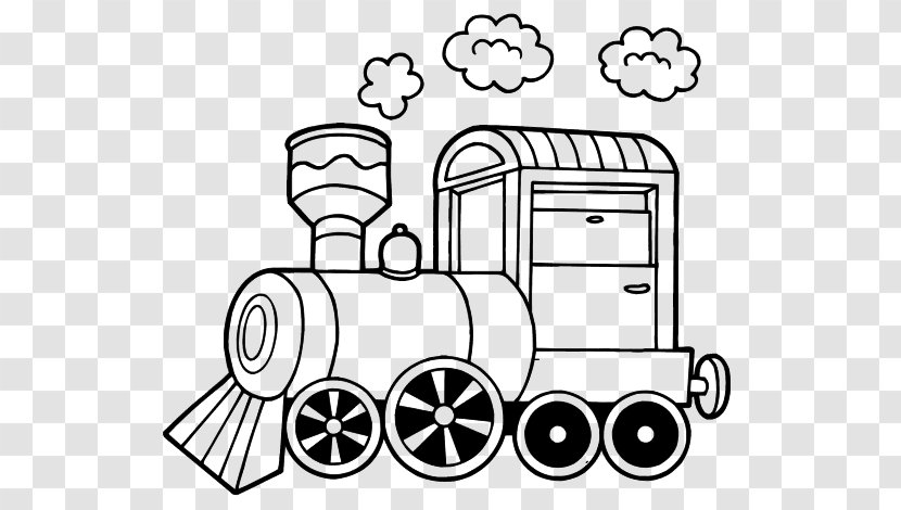 Train Rail Transport Steam Locomotive Drawing Transparent PNG
