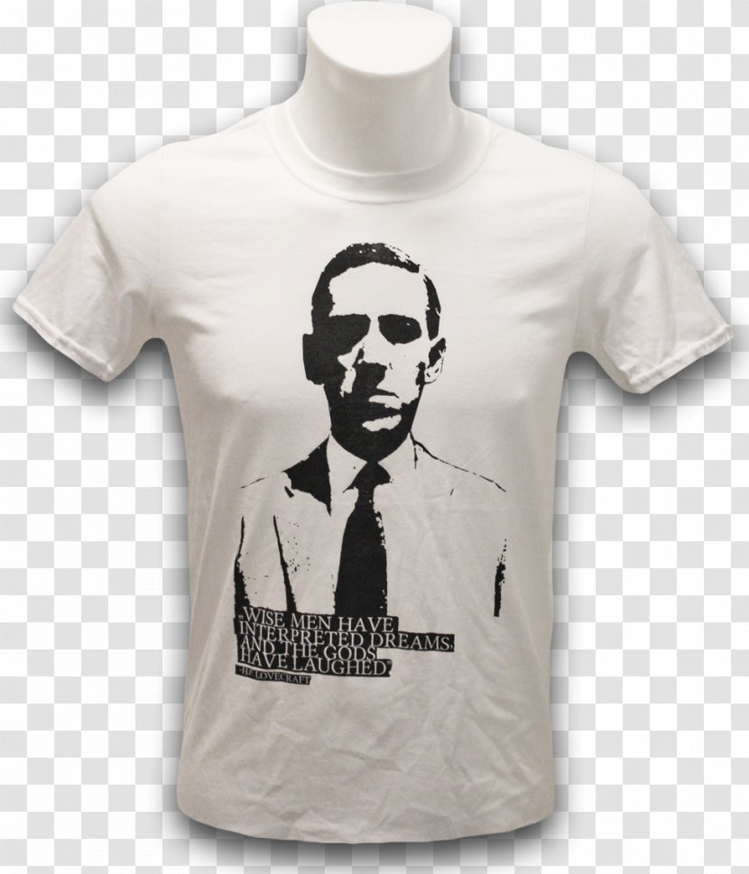 H. P. Lovecraft T-shirt History Of The Necronomicon Sleeve - Top Transparent PNG