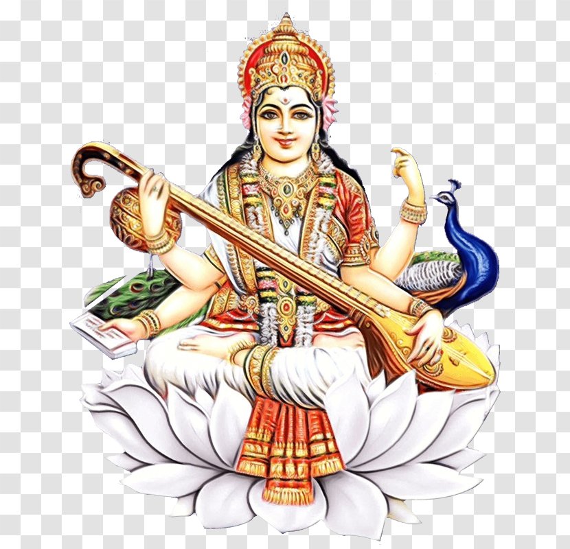 Swans Saraswati Vandana Mantra Veena Video - Vidja - Indian Musical Instruments Transparent PNG