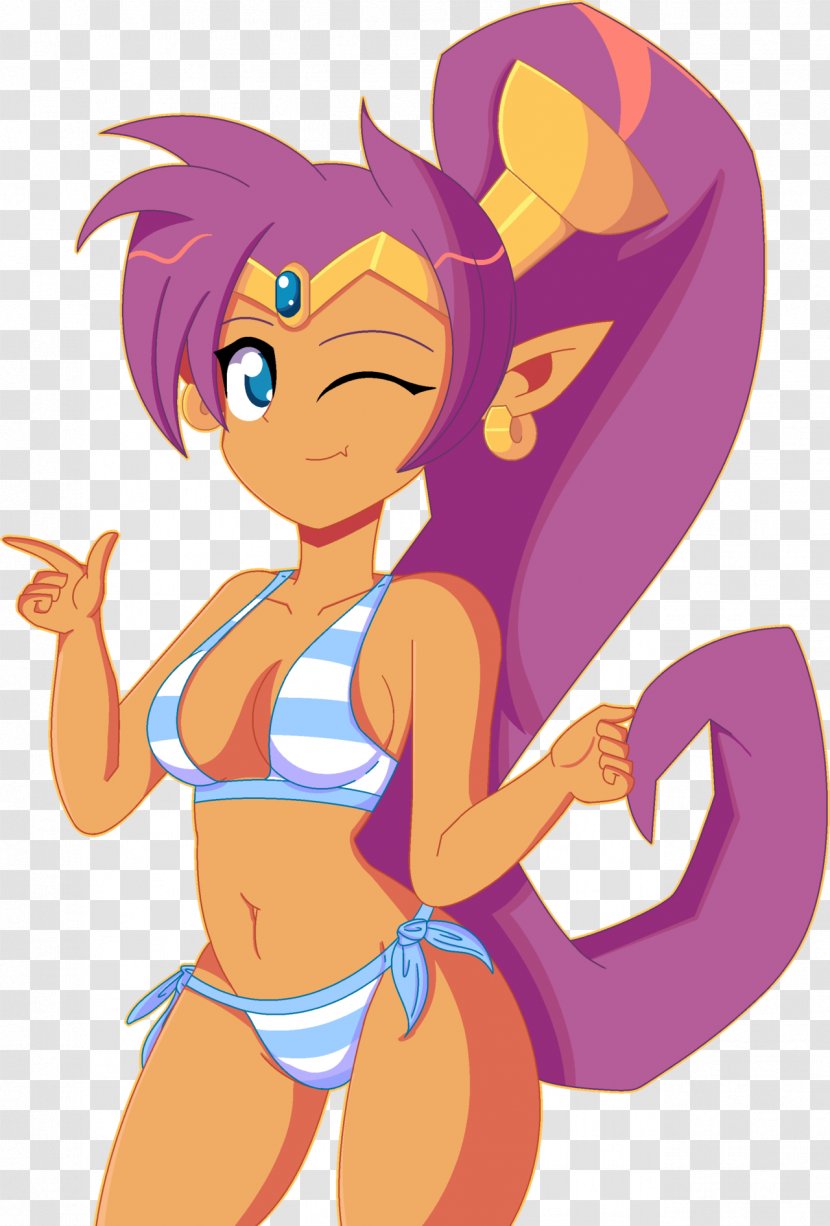 Shantae And The Pirate's Curse Illustration Clip Art Game - Cartoon Transparent PNG