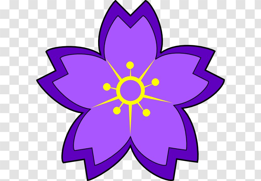 Purple Flower Violet Clip Art Transparent PNG