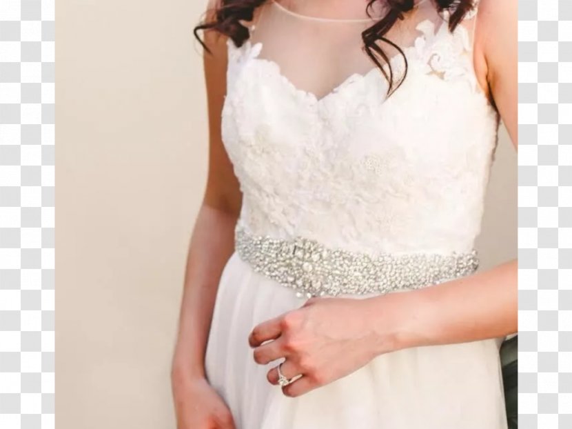 Wedding Dress Waist Cocktail - Silhouette Transparent PNG