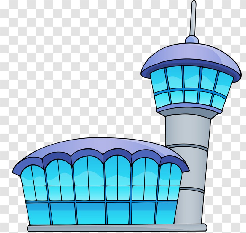 Airplane Royalty-free Stock Photography Illustration - Picture Frames - Blue Glass Building Transparent PNG