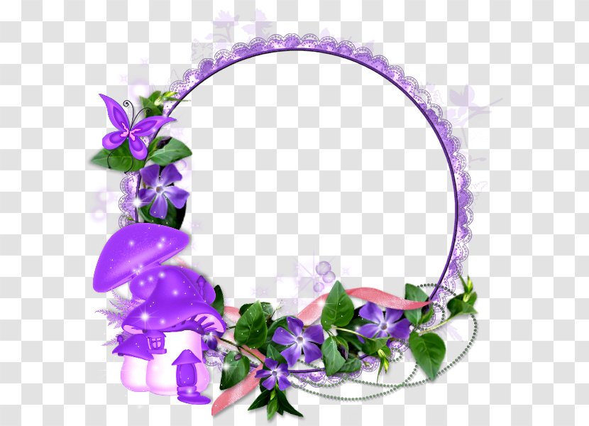 Flower Floral Design Lilac Violet Floristry - Easter Frame Transparent PNG