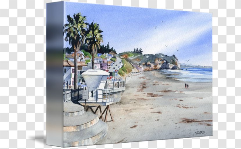 Watercolor Painting Avila Beach Artist - Envelope - California Transparent PNG