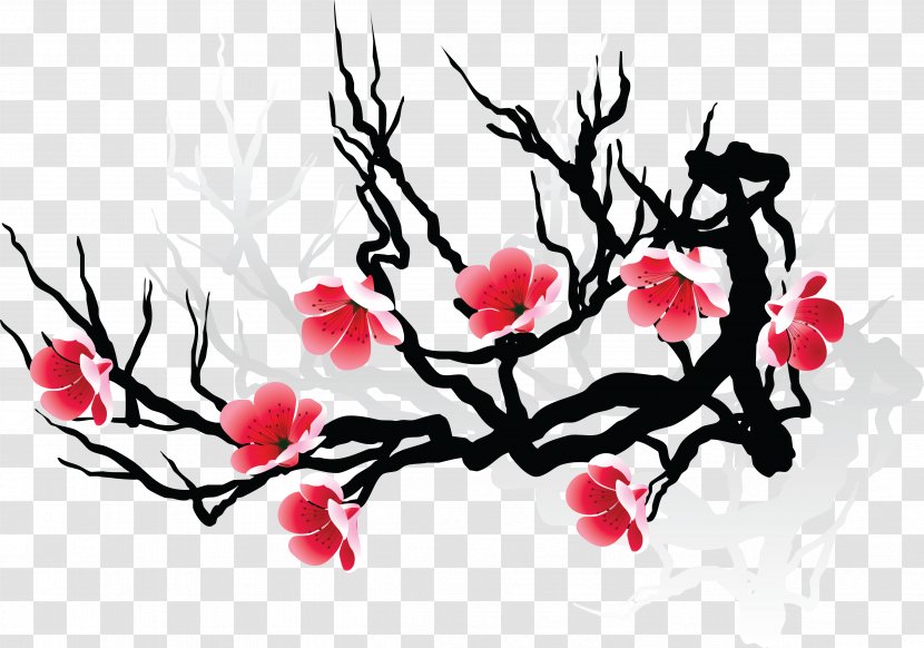 Cherry Blossom Drawing Flower - Flowering Plant - Japan Transparent PNG