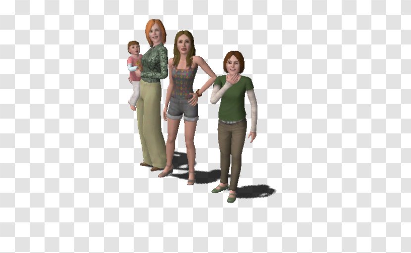 The Sims 3 Family Household 4 Single Parent - Maddie Ziegler Transparent PNG